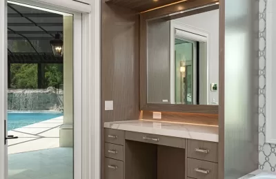 Luxury bathroom vanity modern transitional cabinets
