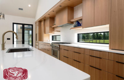 farmhouse modern custom real wood kitchen cabinets