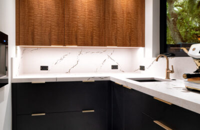 matte balck custom florida kitchen