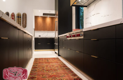 matte black modern kitchen custom florida