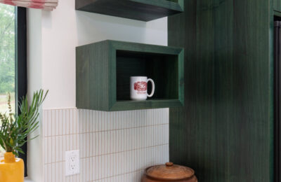 FLorida modern green retro cabinets