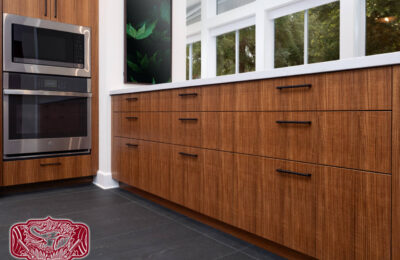 Custom Quartersawn Teak Cabinets Custom Quartersawn Teak Cabinets